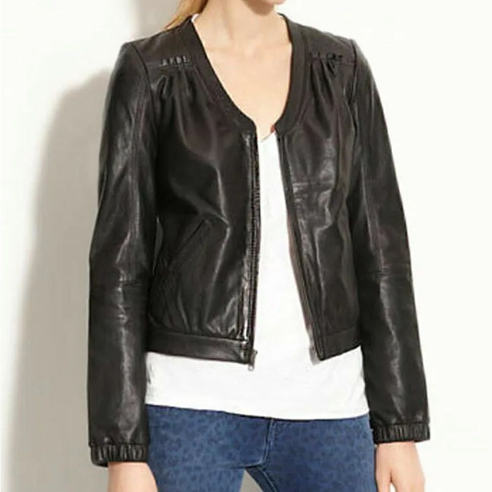 Leith Lambskin Leather Jacket